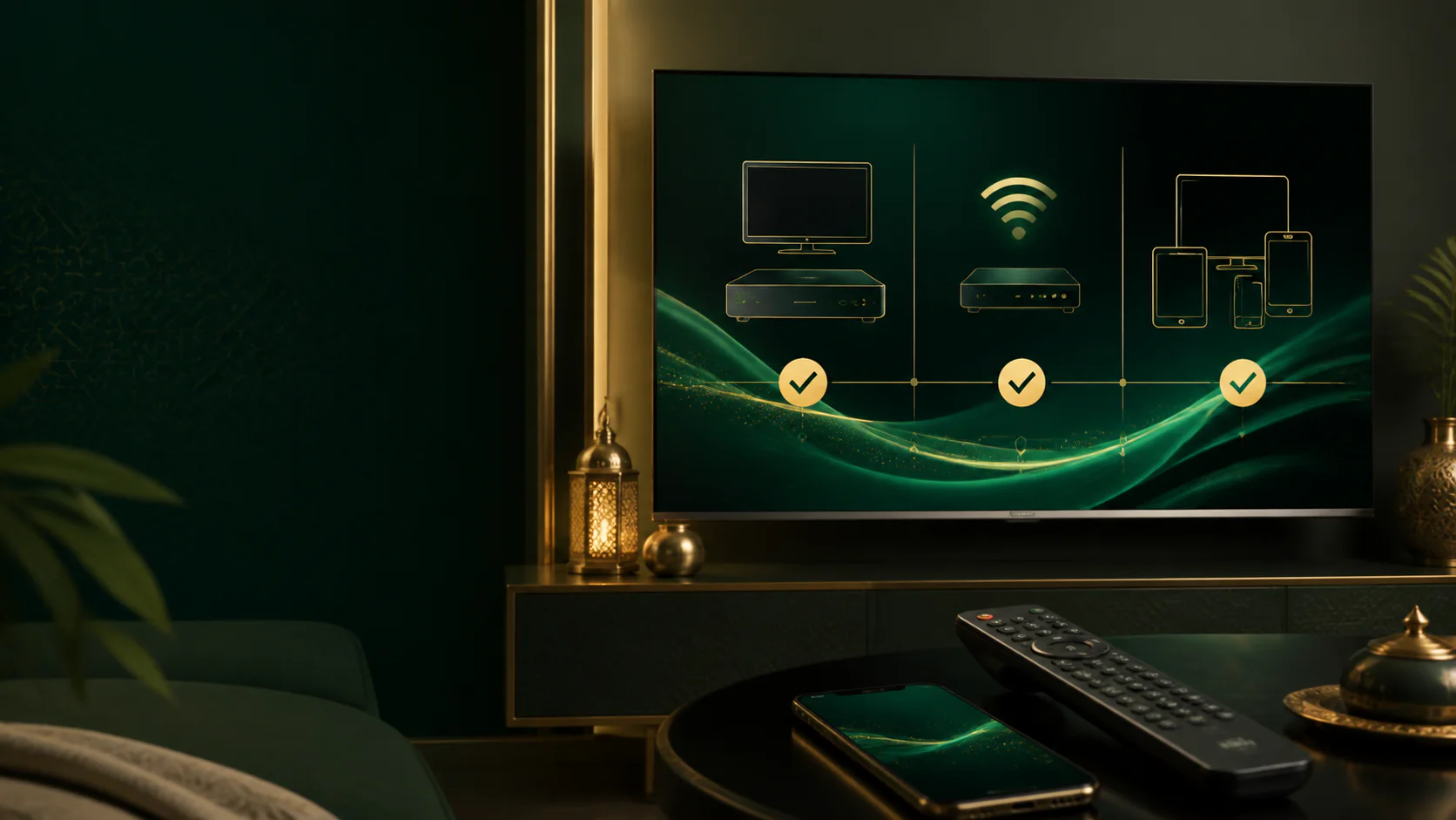 دليل إعداد IPTV على التلفزيون الذكي والهاتف